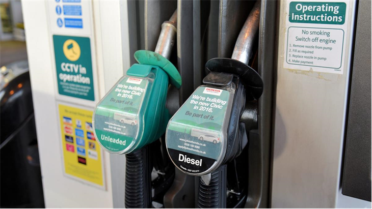 A bad month for drivers with petrol and diesel going up by 3p a litre