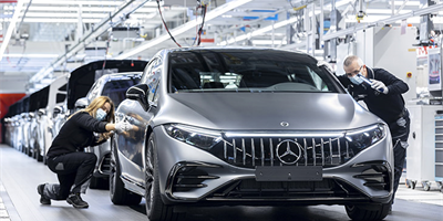 Mercedes-AMG electric sedan now in production